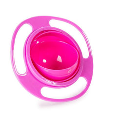 360 Rotate Spill-Proof Bowl Dishes, Kid baby toy